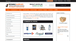 Desktop Screenshot of ironingsupplies.com